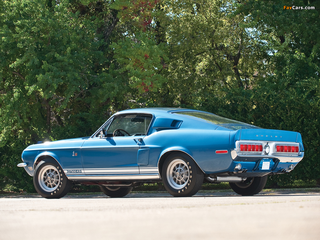 Photos of Shelby GT500 KR 1968 (1024 x 768)