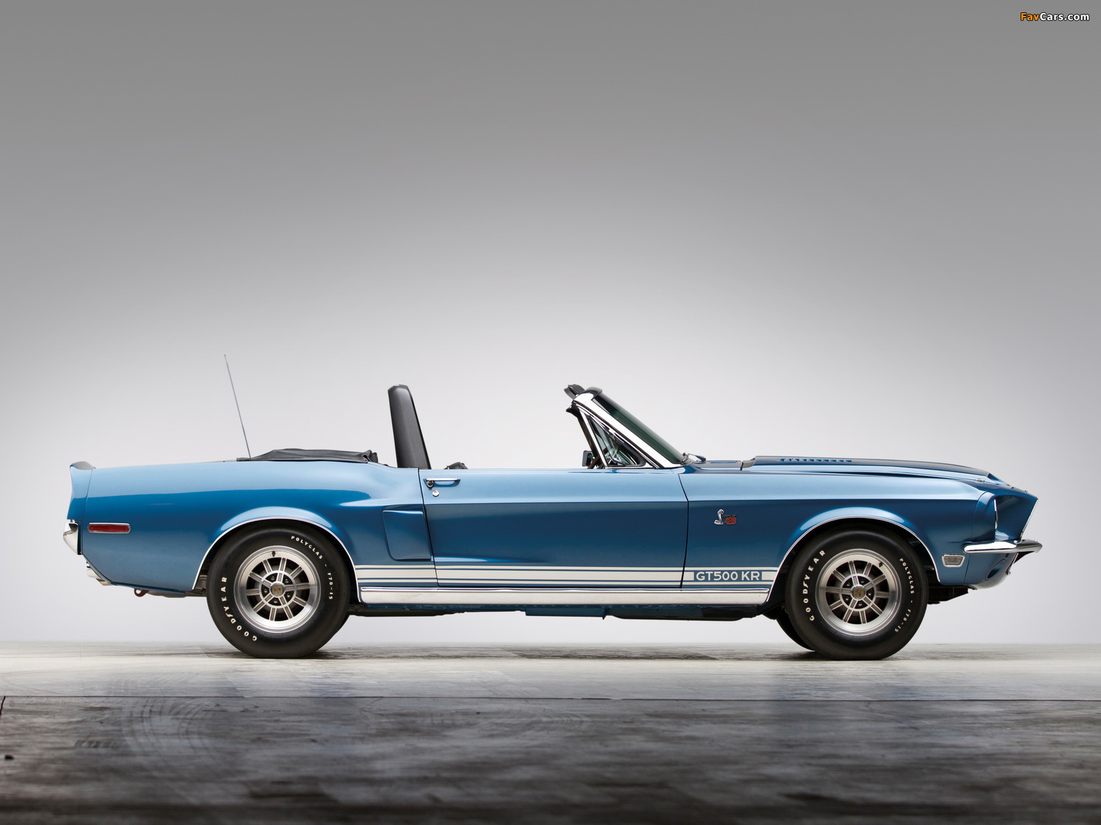 Photos of Shelby GT500 KR Convertible 1968 (1600 x 1200)