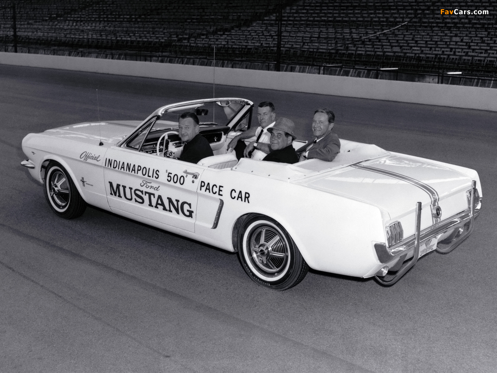 Pictures of Mustang Convertible Indy 500 Pace Car 1964 (1024 x 768)