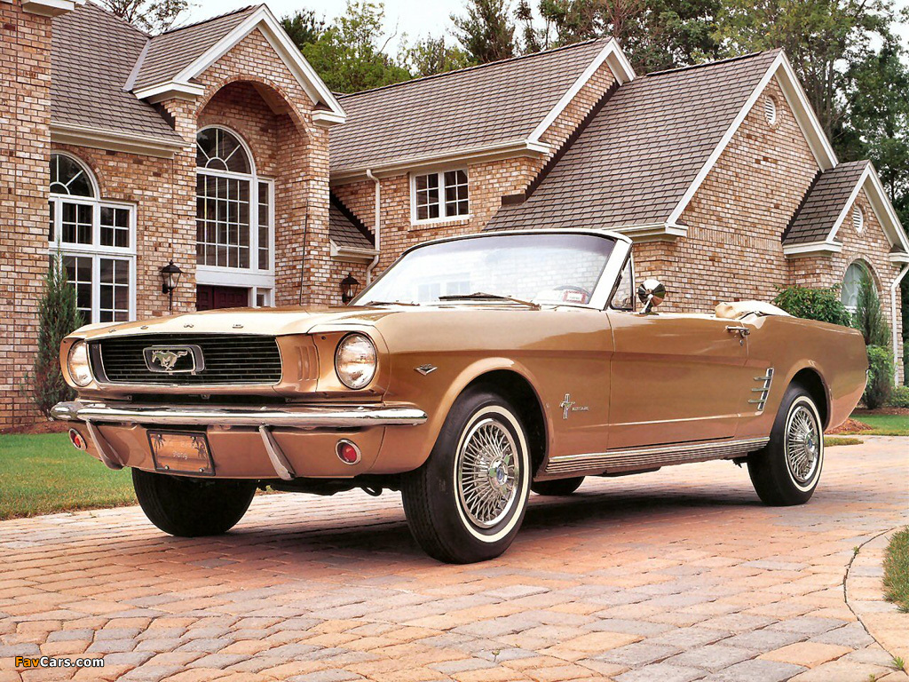 Pictures of Mustang Convertible 1966 (1024 x 768)