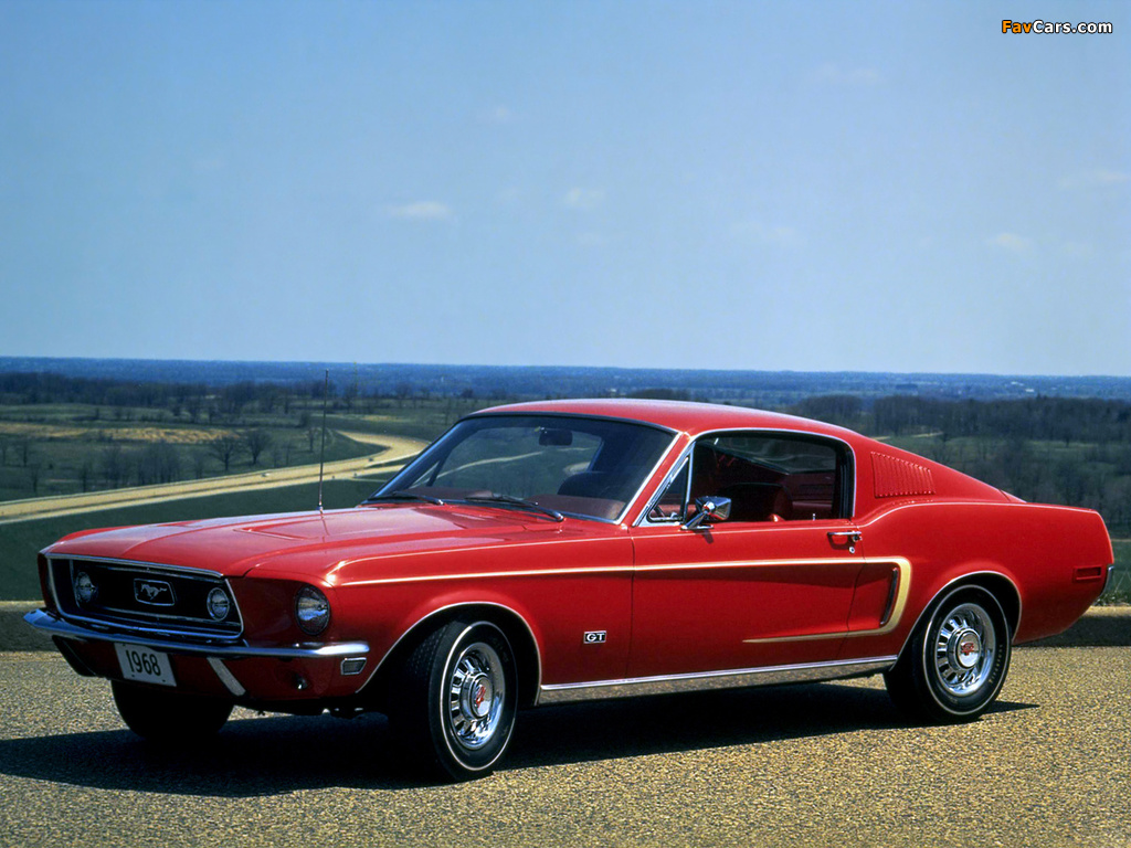 Pictures of Mustang GT Fastback 1968 (1024 x 768)