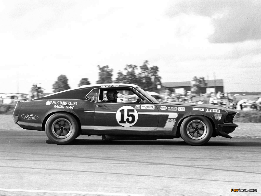 Pictures of Mustang Boss 302 Trans-Am Race Car 1969 (1024 x 768)