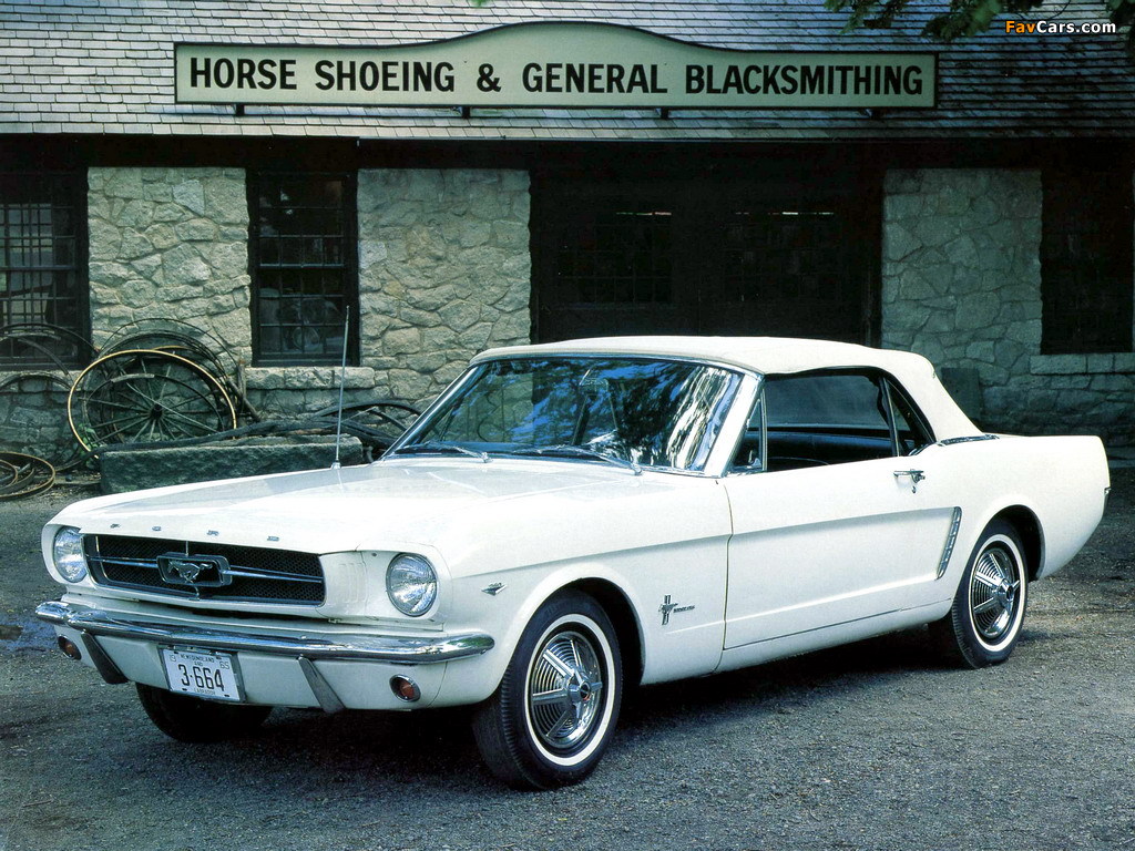 Mustang Convertible 1964 wallpapers (1024 x 768)