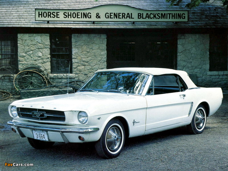 Mustang Convertible 1964 wallpapers (800 x 600)