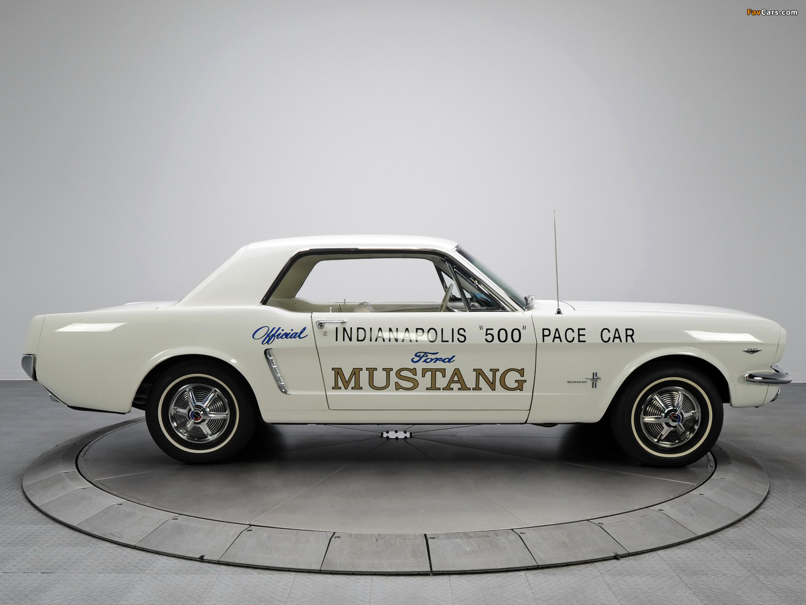 Mustang Hardtop Coupe Indy 500 Pace Car 1964 wallpapers (1600 x 1200)