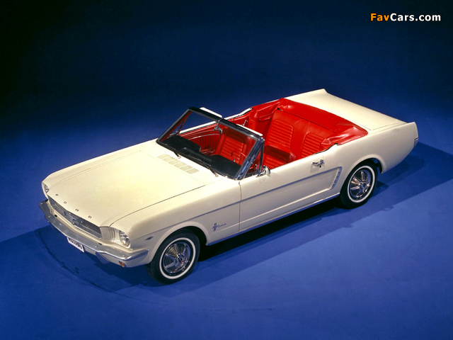 Mustang Convertible 1964 wallpapers (640 x 480)