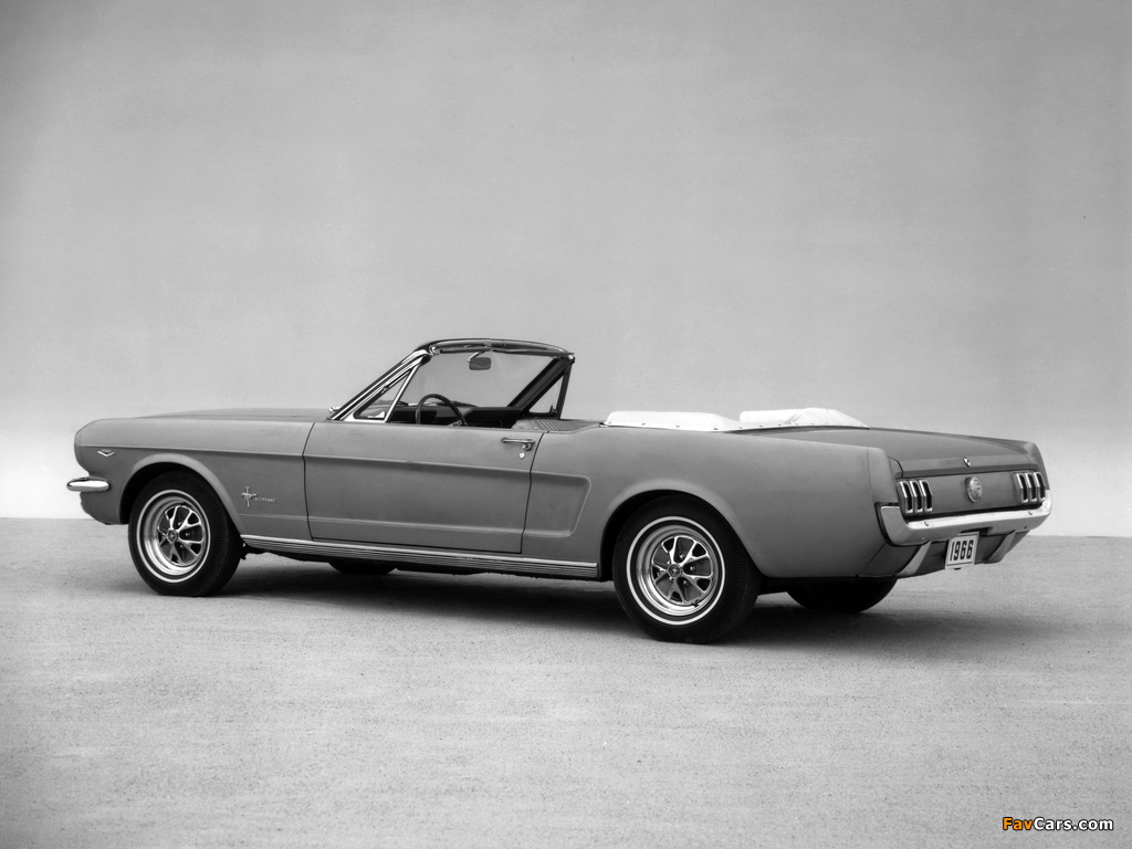 Mustang Convertible 1966 wallpapers (1024 x 768)