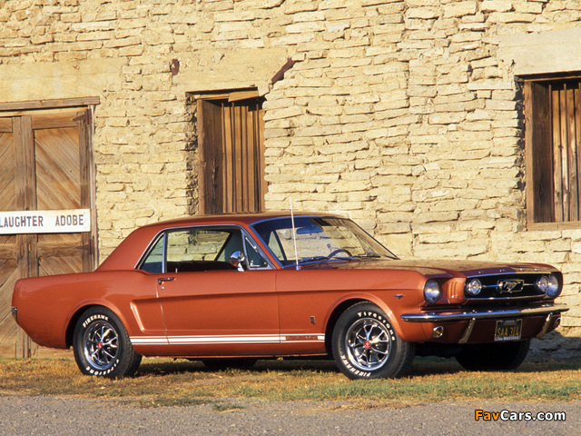 Mustang GT Hardtop 1966 wallpapers (640 x 480)