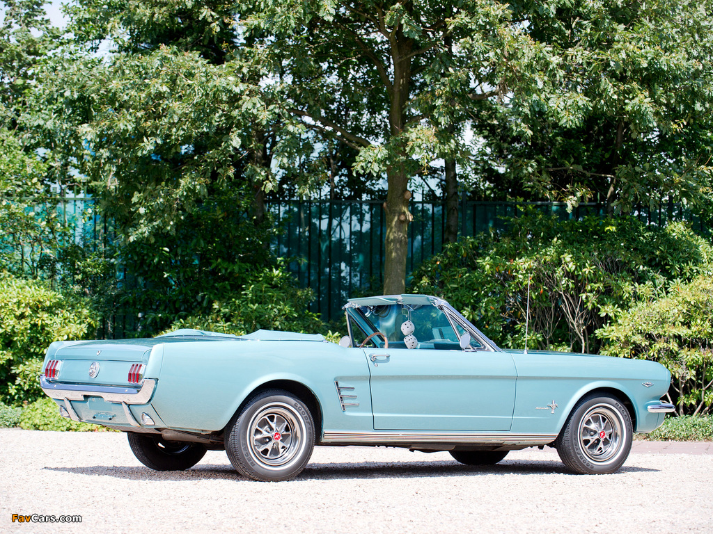 Mustang Convertible 1966 wallpapers (1024 x 768)
