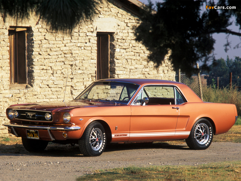 Mustang GT Hardtop 1966 wallpapers (800 x 600)