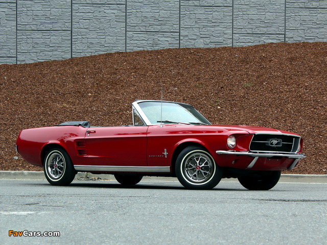 Mustang Convertible 1967 wallpapers (640 x 480)