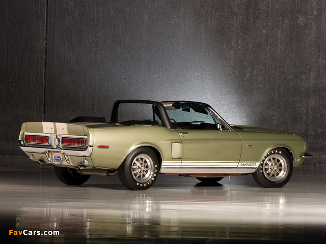 Shelby GT500 KR Convertible 1968 wallpapers (640 x 480)