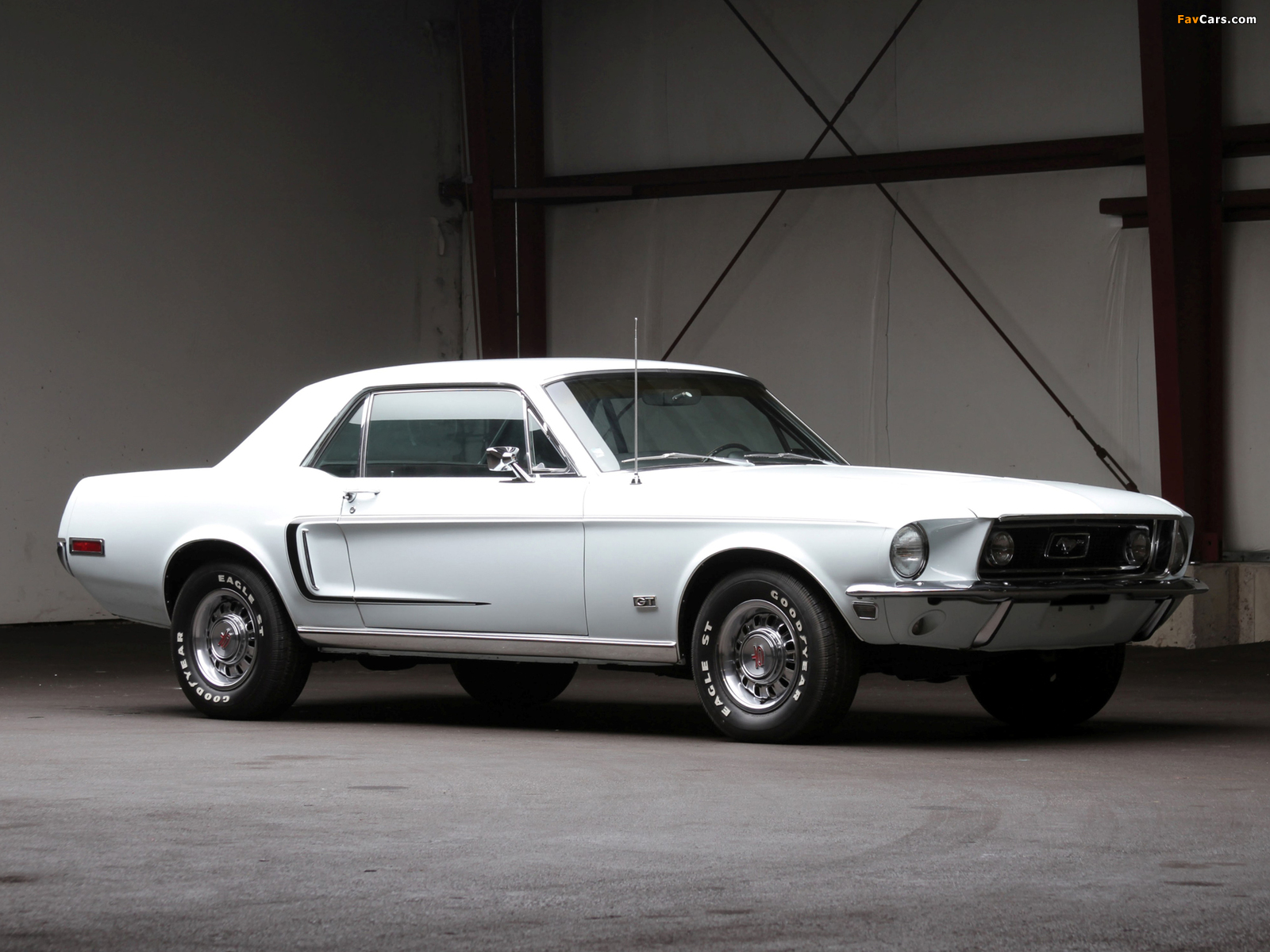 Mustang GT Hardtop 1968 wallpapers (1600 x 1200)