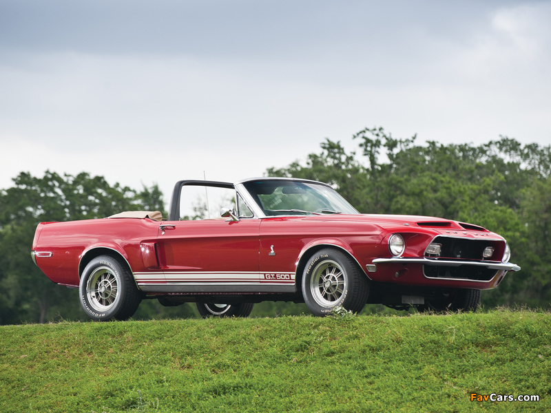 Shelby GT500 Convertible 1968 wallpapers (800 x 600)