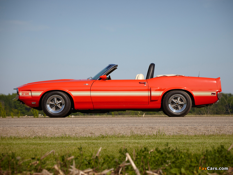 Shelby GT500 Convertible 1969 wallpapers (800 x 600)