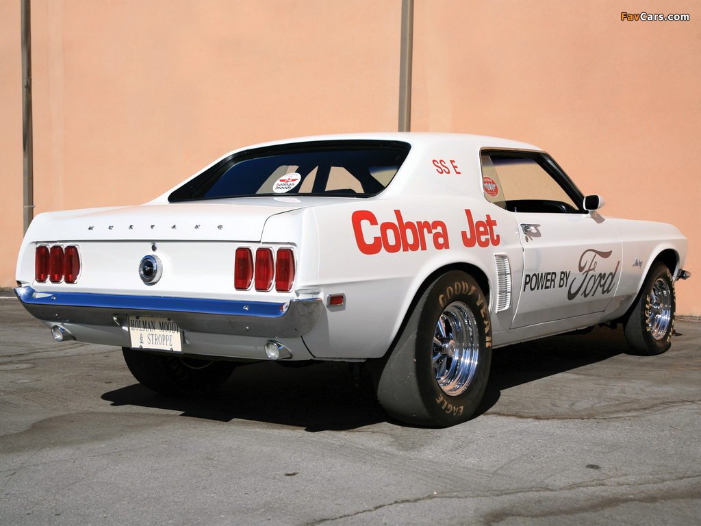 Mustang 428 Cobra Jet Coupe (65A) 1969 wallpapers (1024 x 768)