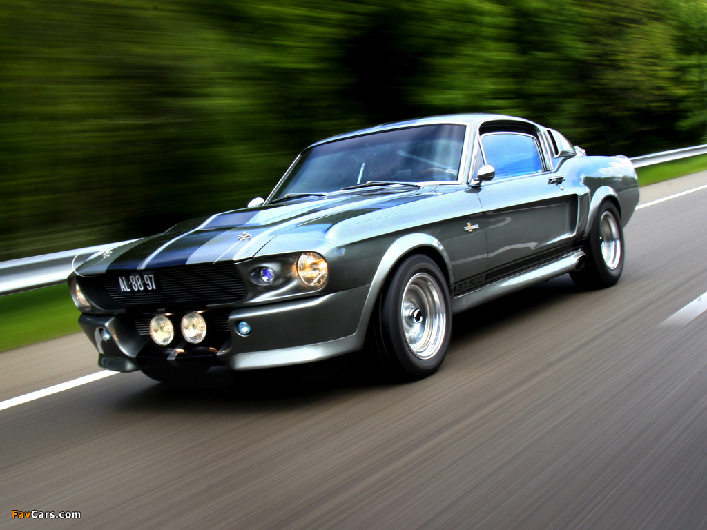 Mustang GT500 Eleanor 2000–09 wallpapers (1024 x 768)