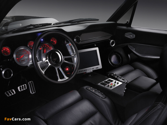 Obsidian CoupeR Mustang 2007 wallpapers (640 x 480)