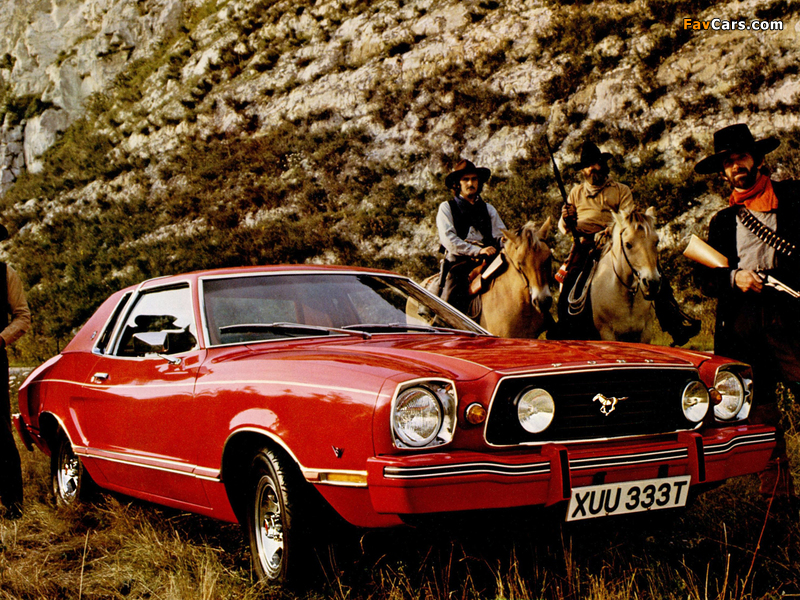 Images of Mustang II MPG Ghia Hardtop UK-spec 1975–78 (800 x 600)