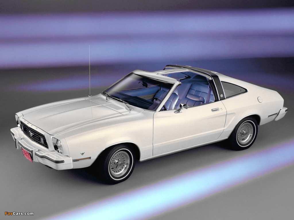 Mustang II T-Roof 1974–78 photos (1024 x 768)