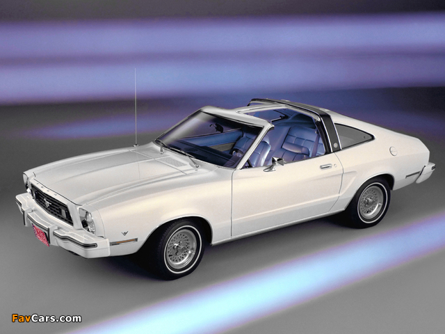 Mustang II T-Roof 1974–78 photos (640 x 480)