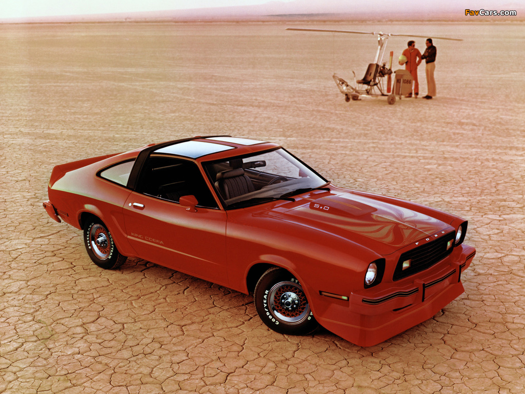 Mustang II King Cobra T-Roof 1978 wallpapers (1024 x 768)