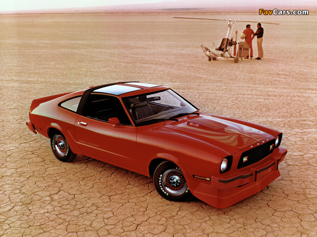 Mustang II King Cobra T-Roof 1978 wallpapers (640 x 480)