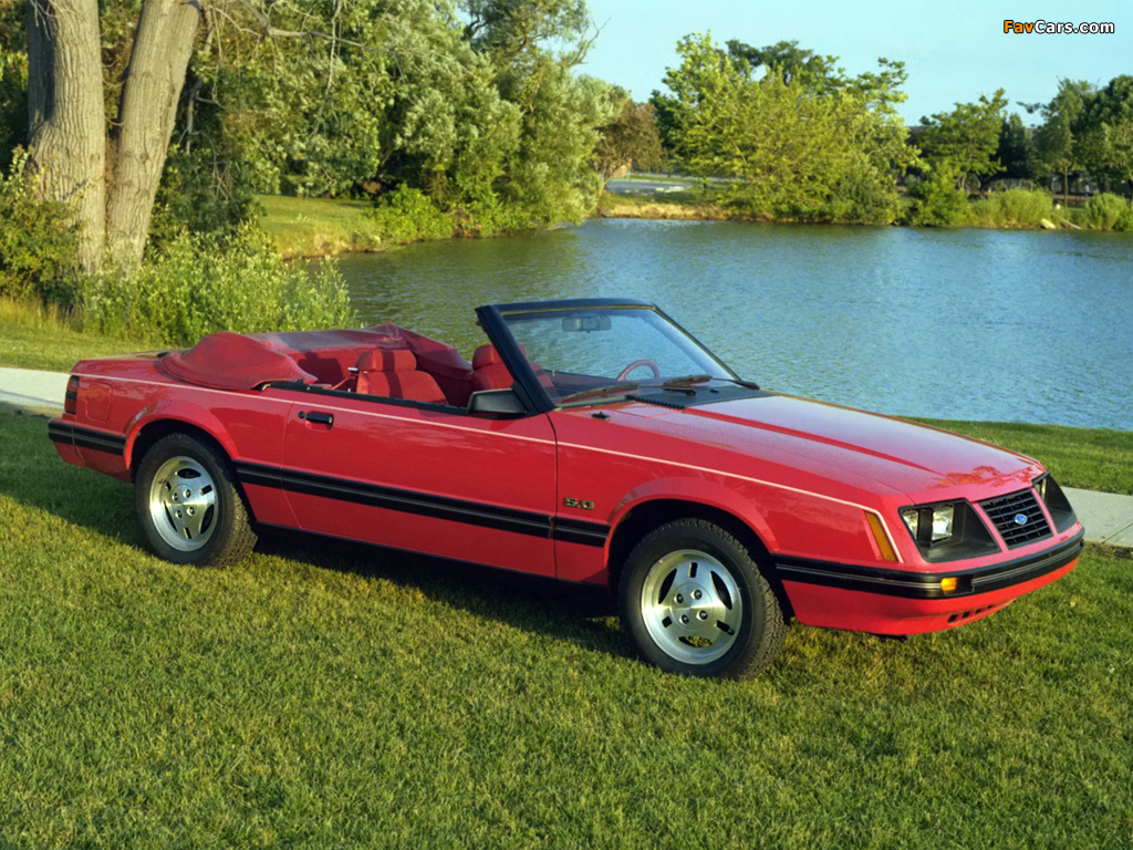 Images of Mustang GT 5.0 Convertible 1983 (1024 x 768)