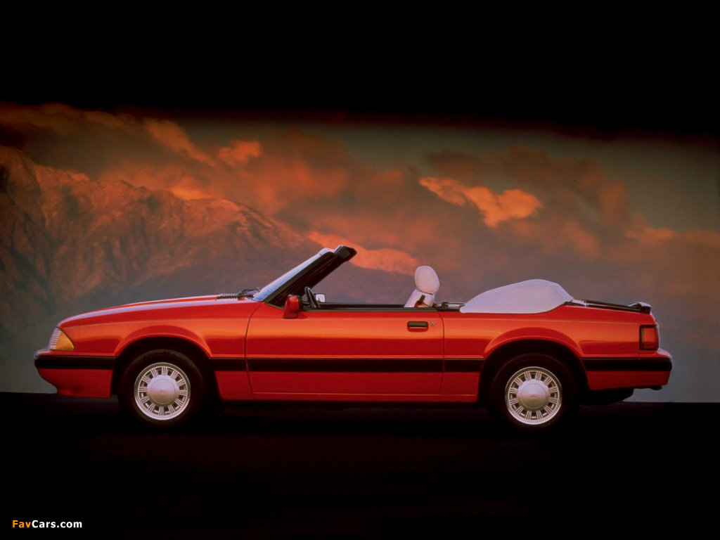Images of Mustang Convertible 1986–90 (1024 x 768)