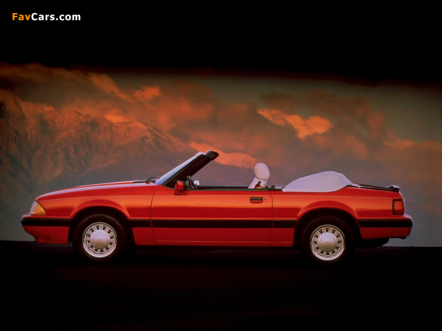 Images of Mustang Convertible 1986–90 (640 x 480)