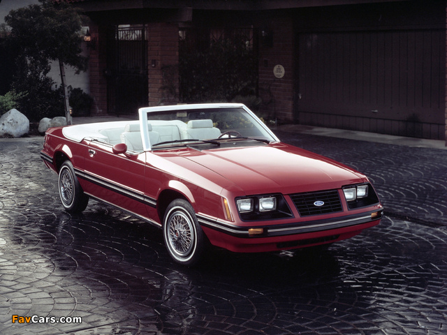 Mustang Convertible 1982–86 images (640 x 480)