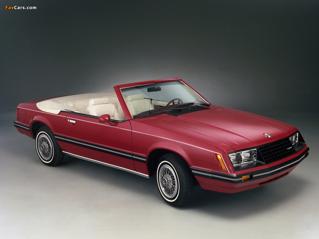 Mustang Convertible 1982–86 images (1024 x 768)