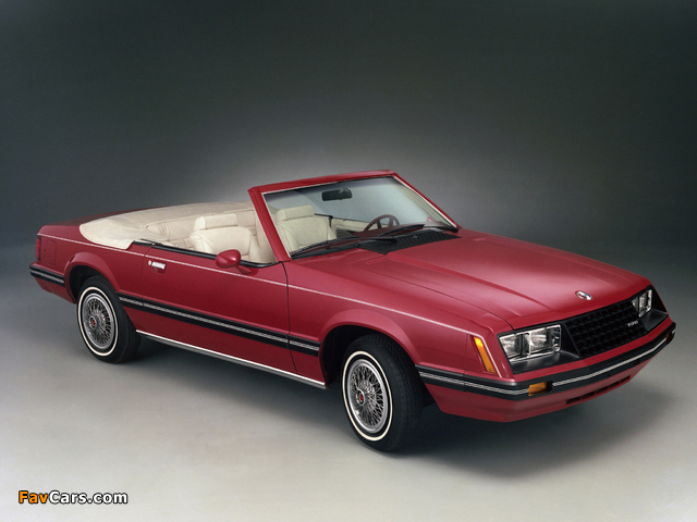 Mustang Convertible 1982–86 images (640 x 480)