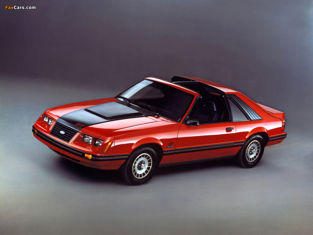 Mustang GT T-Roof 1983 wallpapers (1024 x 768)