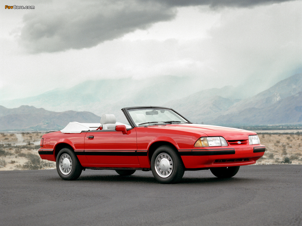 Mustang Convertible 1986–90 images (1024 x 768)