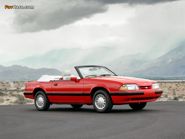 Mustang Convertible 1986–90 images (640 x 480)