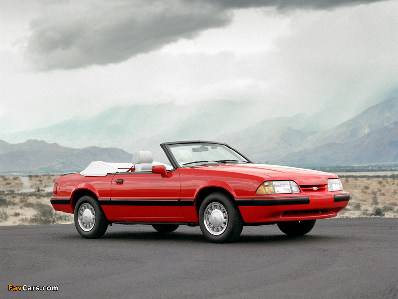 Mustang Convertible 1986–90 pictures (800 x 600)