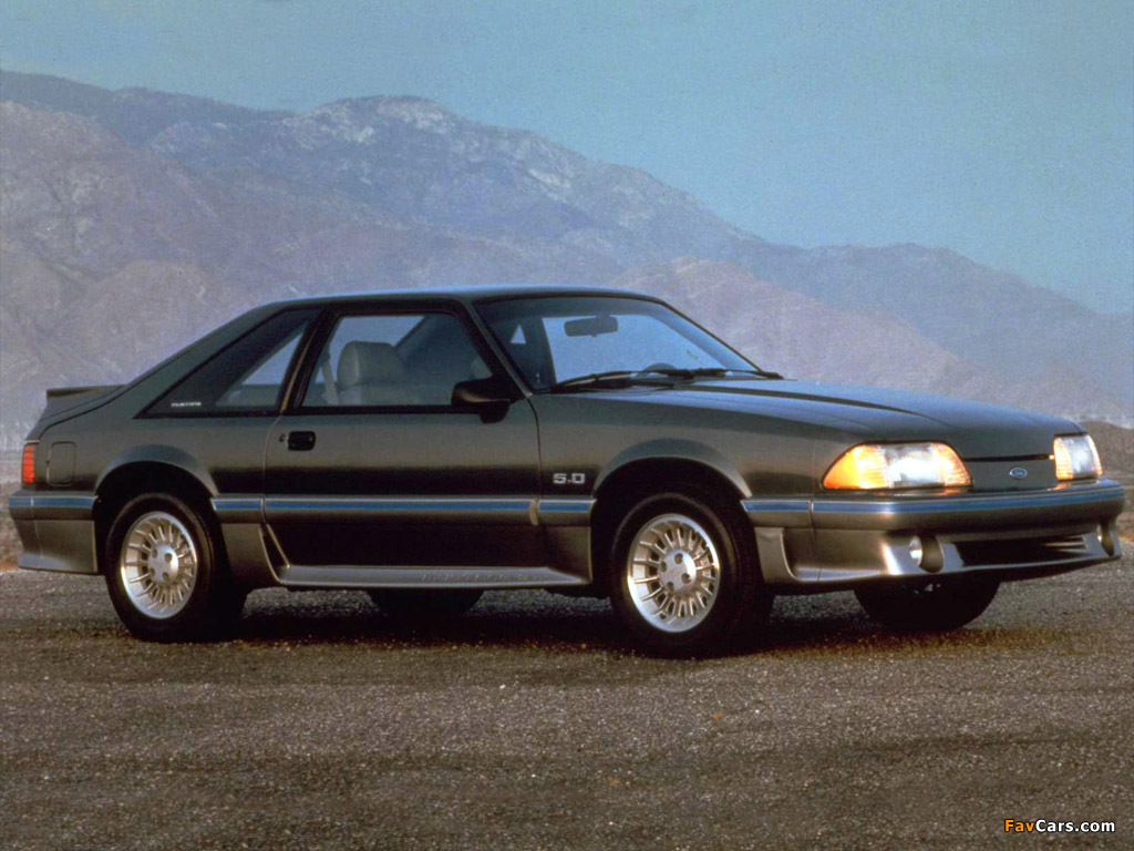 Mustang GT 5.0 1987–93 wallpapers (1024 x 768)