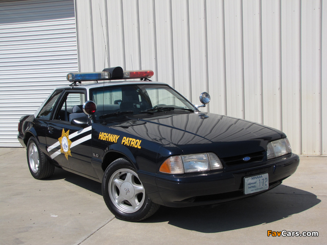 Mustang SSP Police 1992 images (640 x 480)