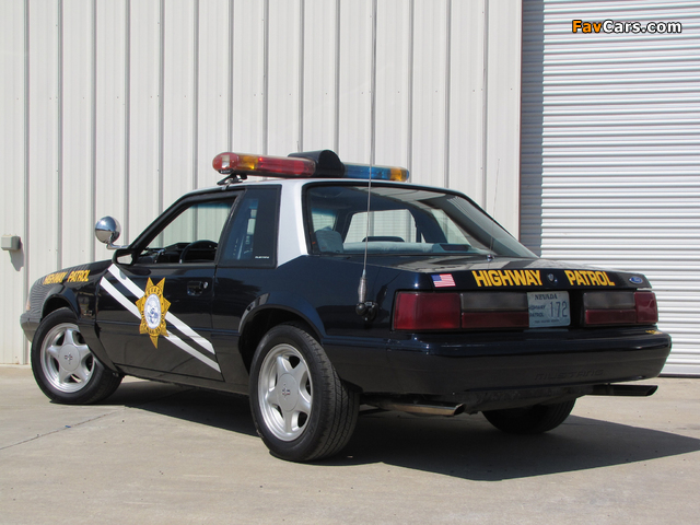 Mustang SSP Police 1992 photos (640 x 480)