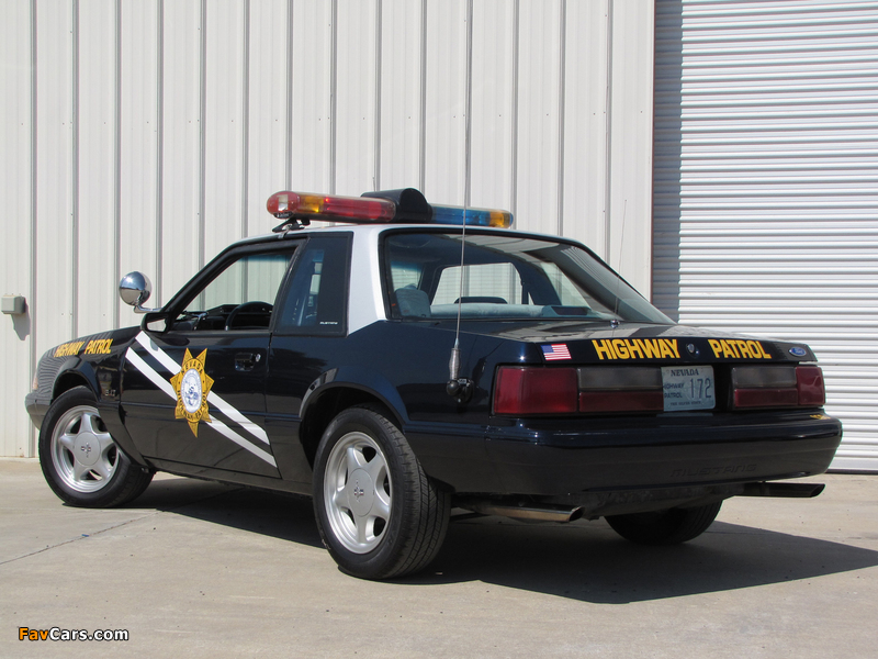 Mustang SSP Police 1992 photos (800 x 600)