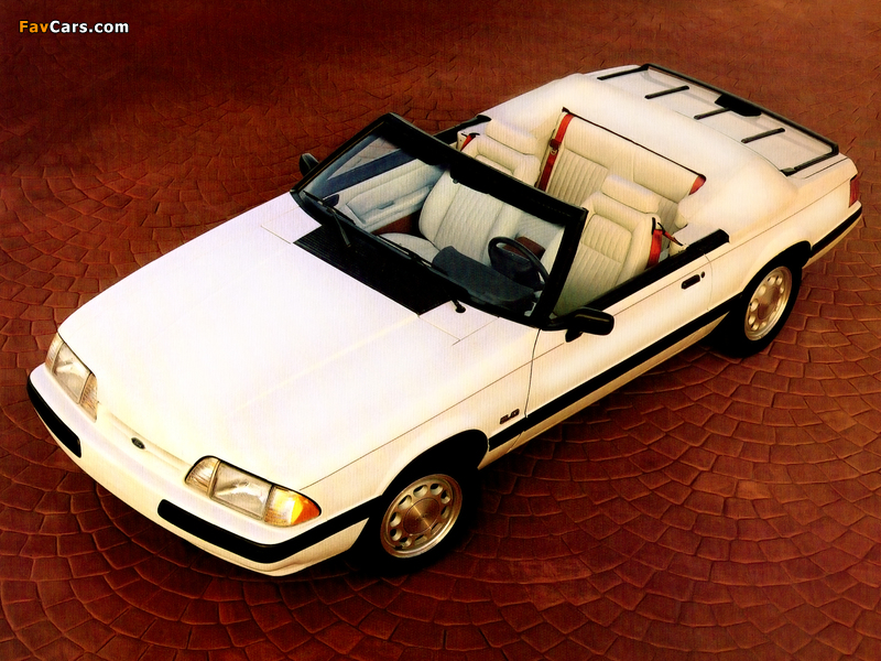 Mustang Convertible 1986–90 wallpapers (800 x 600)