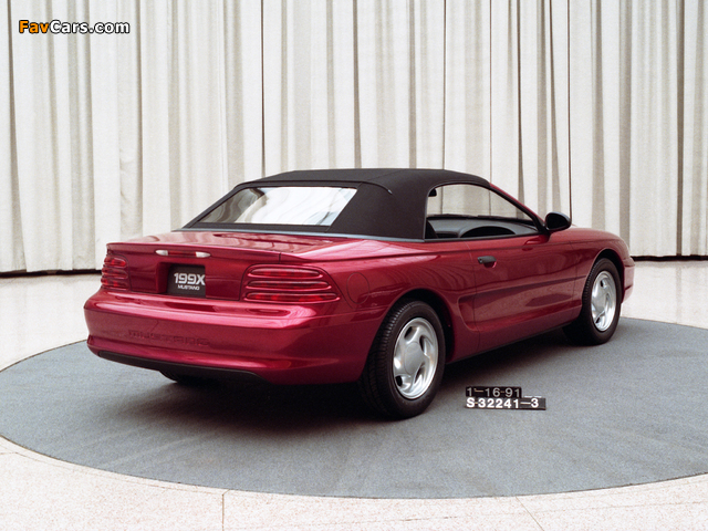 Mustang Convertible Prototype 1991 wallpapers (640 x 480)