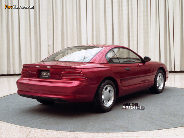 Mustang Coupe Prototype 1991 wallpapers (640 x 480)