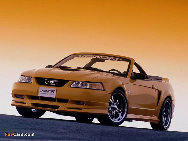 Xenon Mustang Convertible 1998–2004 wallpapers (640 x 480)