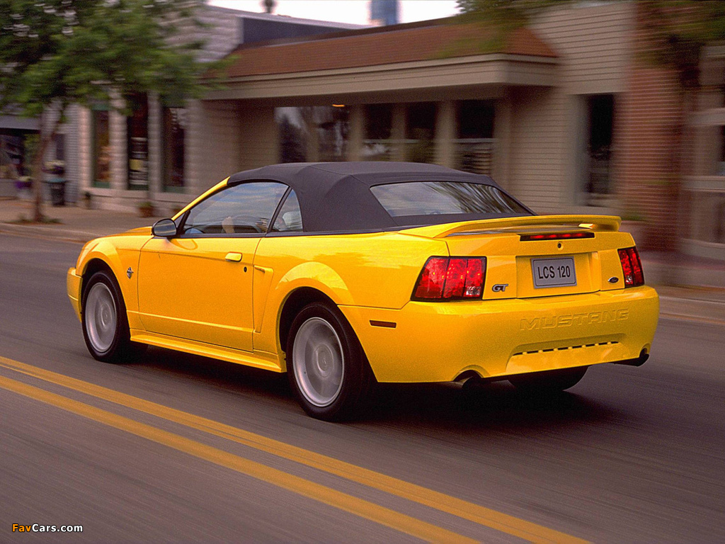 Mustang GT Convertible 1999–2004 wallpapers (1024 x 768)