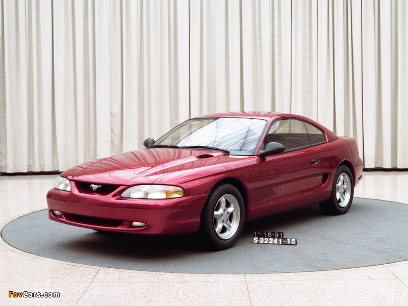 Photos of Mustang Coupe Prototype 1991 (800 x 600)