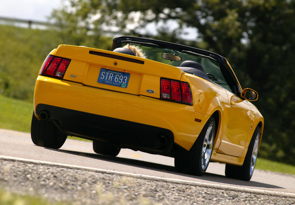 Photos of Mustang SVT Cobra Convertible 2002–04