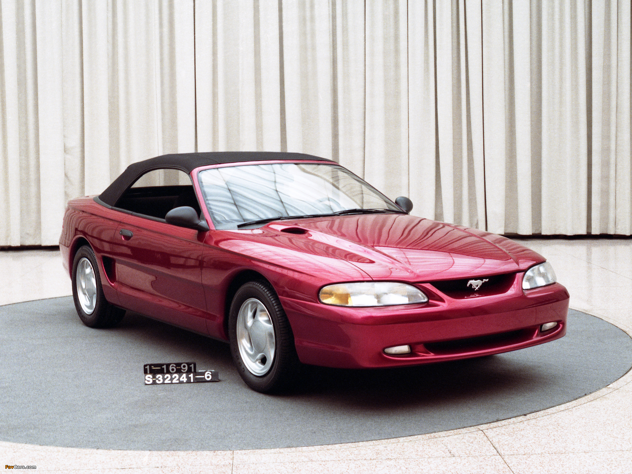 Pictures of Mustang Convertible Prototype 1991 (2048 x 1536)
