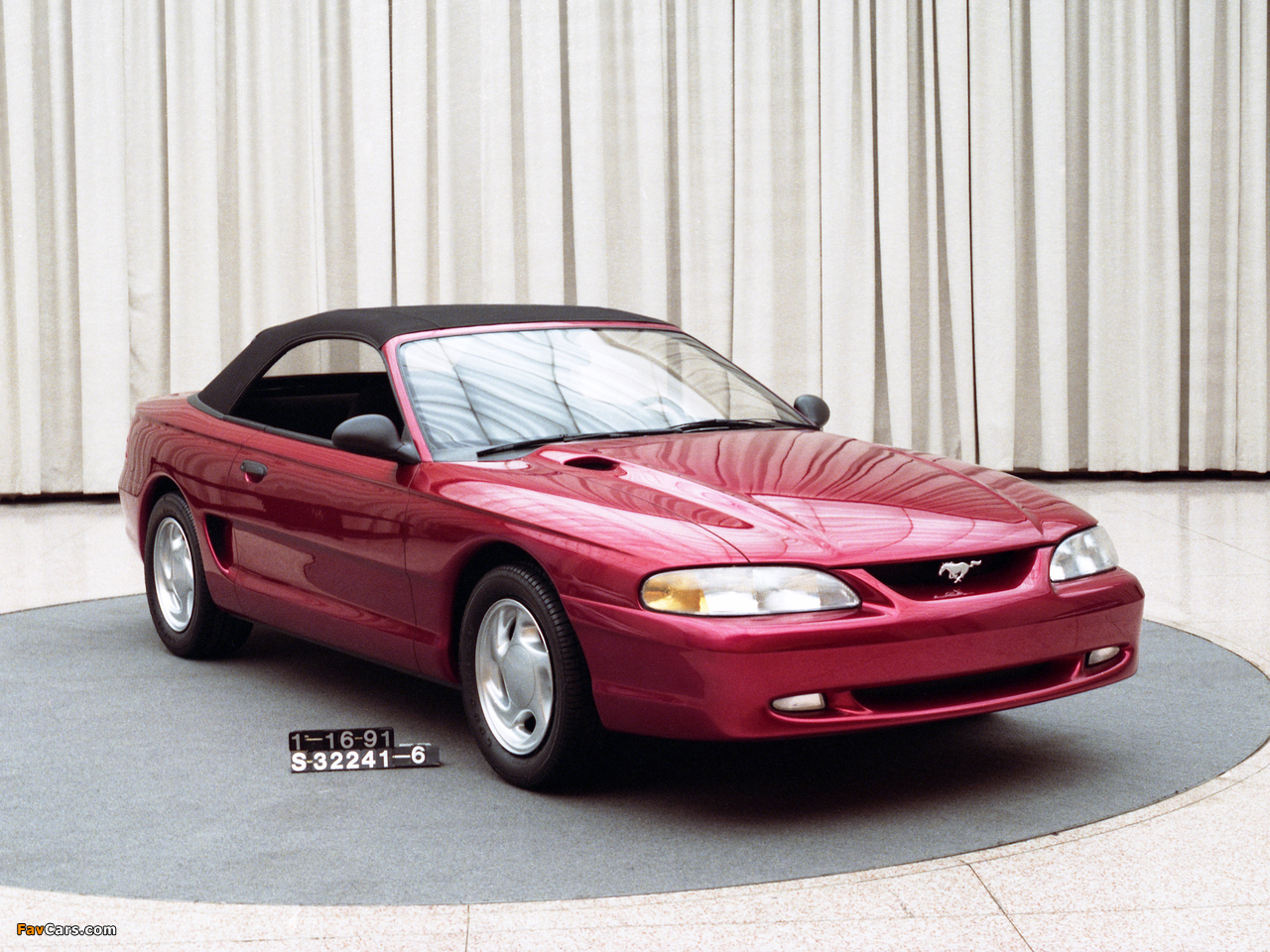 Pictures of Mustang Convertible Prototype 1991 (1280 x 960)